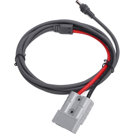 Câble d'alimentation CC de 5 m (16,4 pi) en cuivre et caoutchouc, calibre 18 AWG, pour connecteur Anderson et mini-antenne parabolique. (1/5)