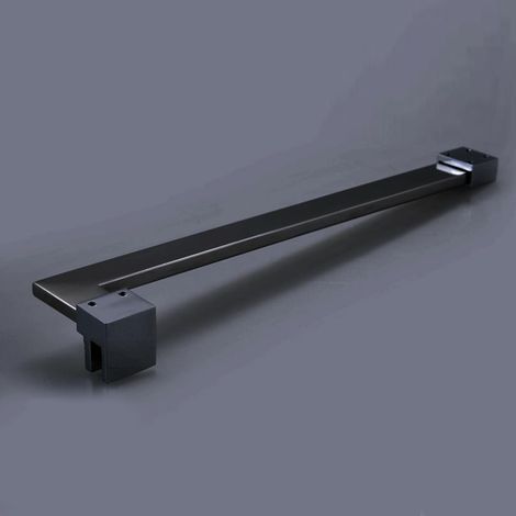 SCHNEEBERG Stabilisator Haltestange für 8 mm Walk In Duschwand schwarz matt 59 cm (1/5)