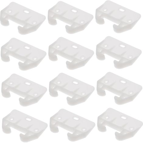BEBUSINGOTO 12 unidades guías de plástico para rieles de cajón, cuñas para una instalación fácil y segura de muebles. (1/5)