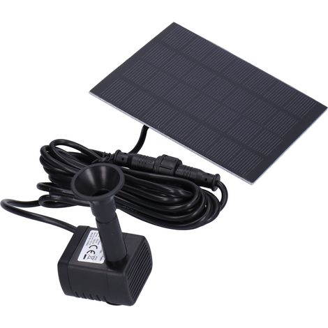 Bürstenlose DC-Solar-Springbrunnenpumpe 180L für schwimmenden Wasserfall, Teich, Garten, Teich und Pool (1/5)