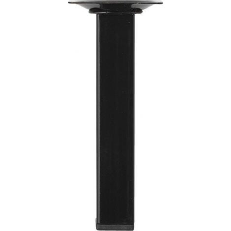 Pied de meuble carré noir 150 mm - Par Pièce