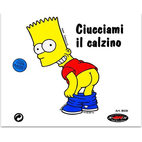 Adesivi Stickers Medi Ciucciami il Calzino 13,5 x 16 cm (1/4)
