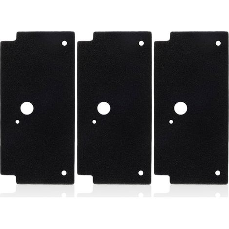 5er-Pack 12022801 Schwammfilter für Wäschetrockner, Ersatzfilter für Bosch Siemens Wärmepumpen-Wäschetrockner (292 mm x 142 mm x 19 mm)