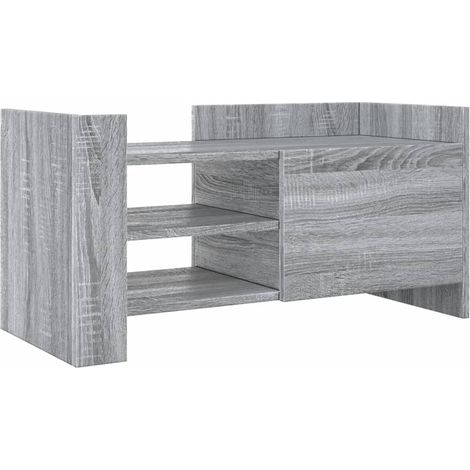 Mobile TV multimediale scaffale per televisione televisione buffet sala da pranzo soggiorno camera da letto sonoma 80 x 35 x 40 cm derivati del legno grigio 020028458