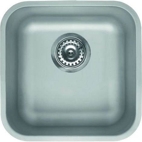 Elleci Space 400 R50 fregadero de acero inoxidable dimensiones 43,6 x 43,6 cm (1/3)