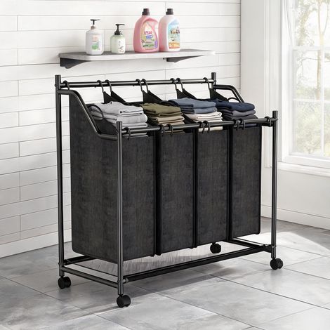 Accessoire de nettoyage en acier Polyestergewebe 86 x 38 x 82 cm (1/5)