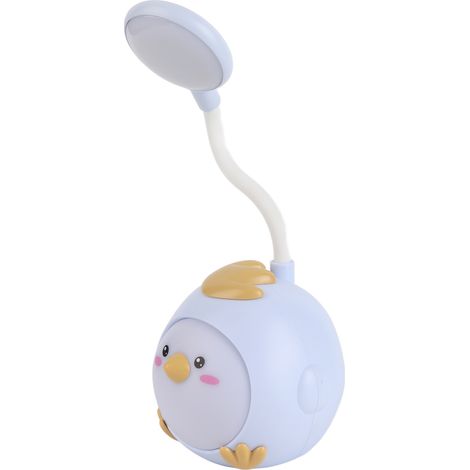 Lampe de bureau LED de protection oculaire, rechargeable par USB, 7 couleurs, 2 niveaux d'éclairage, lampe de bureau à lumière bleue flexible