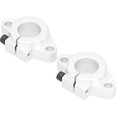 Support de rail de guidage en 2 pièces, traité thermiquement, performances excellentes, déplacement fluide, faible friction, support de rail linéaire