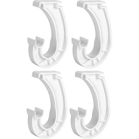 supports de tringle à vêtements suspendus, support de tringle pour étagère de placard 3/4 (1/5)