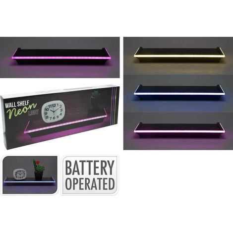 ESTANTE CON LUZ LED NEON GAMING
