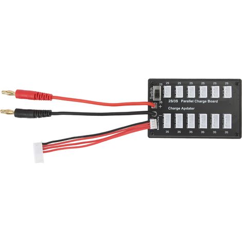 Modulo caricabatterie bilanciato 2S/3S, scheda PCB di ricarica parallela per batterie al litio e batterie per aeromodelli RC. (1/5)