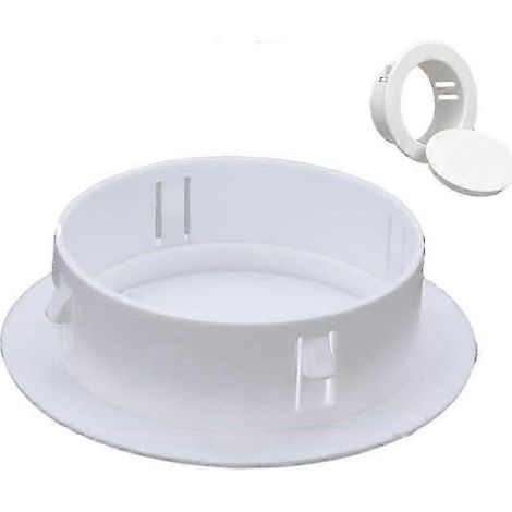 Cache décoratif pour orifice de climatisation, cache décoratif pour grille d'aération murale, bouchon pour orifice de climatisation (100 mm) (1/5)