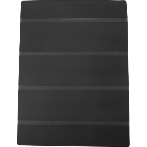 Nappe pliante pour table de camping, imperméable, résistante à l'usure et à la chaleur, antidérapante, en caoutchouc, pour les pique-niques, couleur noire. (1/5)