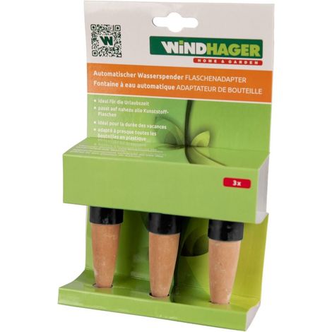 Windhager Automatischer Wasserspender Flaschenadapter 3 Stück Zubehör