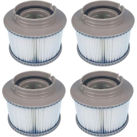 Filtre de remplacement pour MSpa FD2089, pompe à cartouche filtrante pour piscine, sous-marin thermique et spa, 4 pièces (1/5)