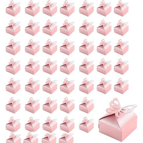 50 Geschenkboxen – Rosa (1/4)