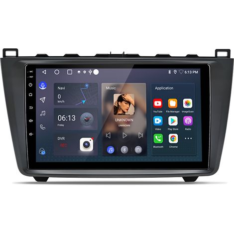 Autoradio JUNSUN Pour Mazda 6 GH GG 2007-2012 Android 14 CarPlay 2+64GB