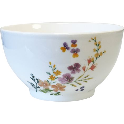 Bol en grès blanc clélia floral 480 ml (1/2)
