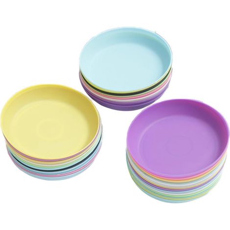 Stück Runde Untersetzer aus Kunststoff 9cm für Sukkulenten