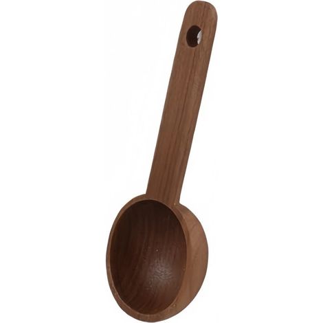 1 pièce - Cuillère de mesure - Cuillère de mesure en bois de hêtre avec poignée courte - Ménage - Peut être utilisé pour mesurer (1/5)