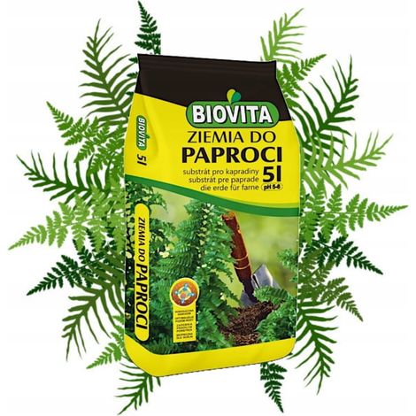 Substrato multicomponente Fern Soil 5L con torba e fertilizzante starter