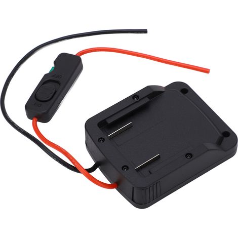 Adaptateur de batterie sécurisé fusible pour outil Metabo 18V, compatible avec les modèles 625367000 et 625368000 (1/5)