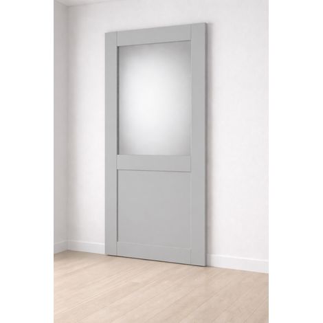 Porta scorrevole Athena Style Atelier En Enrobe Gris Clair Larghezza 83