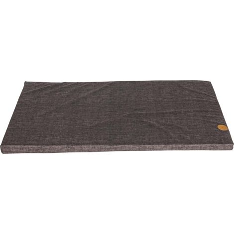 Panier pour Chien, Matelas Cage, Modèle Manchester, Couleur Brun, Taille XXL, 119 x 73 x 5 cm (1/2)