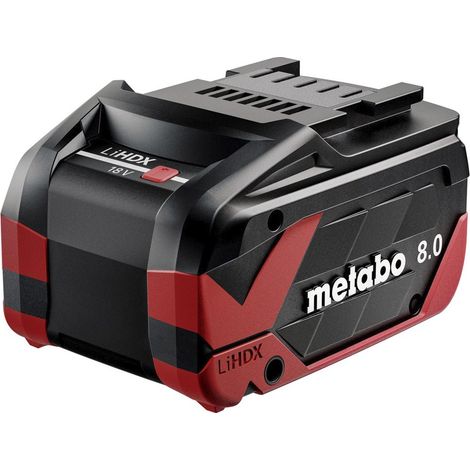 Metabo Pacco batteria LiHDX 18 V - 8,0 Ah (624975000) (1/2)