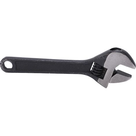 Schlüsselanhänger aus verzinktem Stahl, verstellbar, tragbar, professionell, kleiner, hochfester Schlüsselanhänger, für Industrie und Haushalt, 10,16 cm (4 Zoll), schwarz (1/5)