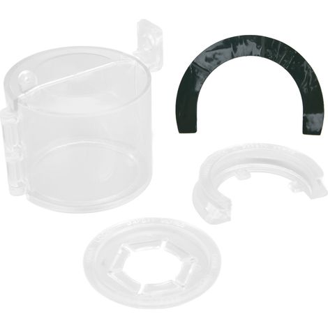 Couvercle Transparent de Protection pour Bouton d'Arrêt d'Urgence 22mm - Boîtier de Sécurité Industriel (1/5)