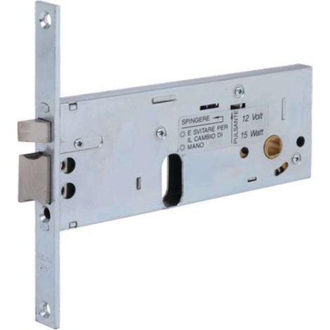 SERRATURA METALLO INFILARE ELETTRICA 304 WELKA - B.Q ZIN F.MM 16 F.O.+SCR+H.MM 64 E.MM 80 DX/SX  - 1 pezzo