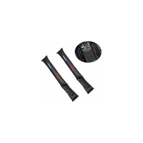 Combleurs d'espace pour sièges auto, lot de 2, combleurs d'espace pour sièges auto BMW (noir) (1/2)