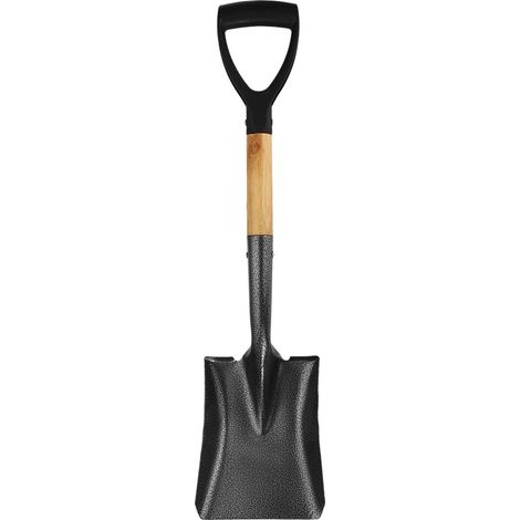 Pelle A Tete Carree Metallique 26.8 x 6.2 avec Poignee en D pour Camping Jardinage Plage (1/5)