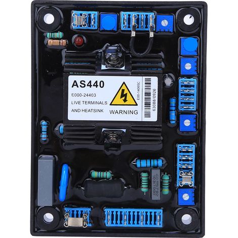 FTVOGUE AS440 Régulateur de Tension de Moteur AS440 pour Les Accessoires du Générateur, Régulation de Tension de stabilité élevée à Usage Domestique. (1/5)