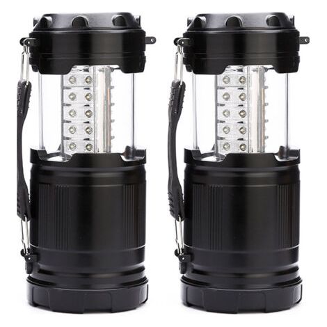 2Emballage individueldirigéKit de survie lumineux de camping, adapté aux environnements extérieurs tels que les ouragans, les urgences et les tempêtes, éclairage portable, lampe de grande taille -30