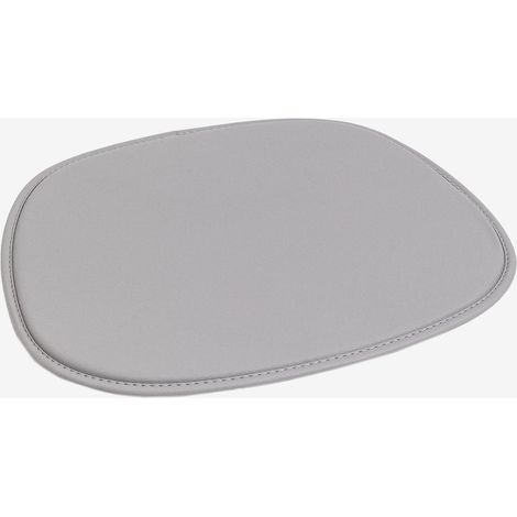 Sklum – Coussin 39x34,5 cm pour chaise en similicuir – Remplissage en mousse – Housse non déhoussable – Confort et style gris (1/5)