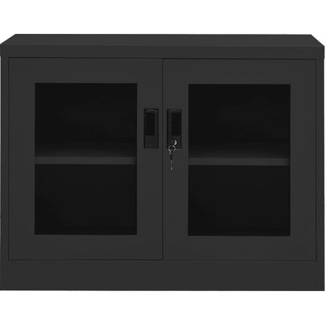 Maison Exclusive - Armadio per Ufficio Antracite 90x40x70 cm in Acciaio