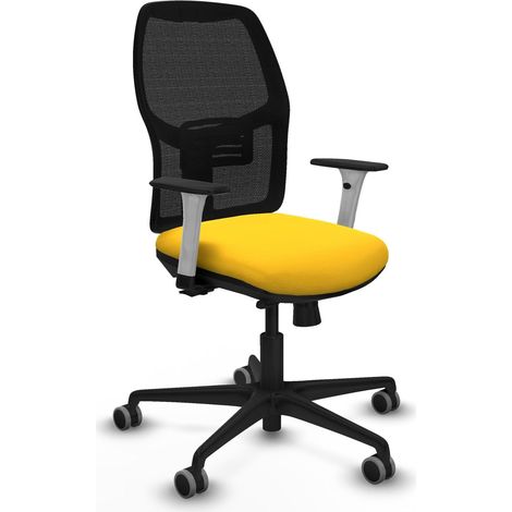 Chaise de bureau piqueras y crespo Alfera blanc soutien lombaire (1/2)