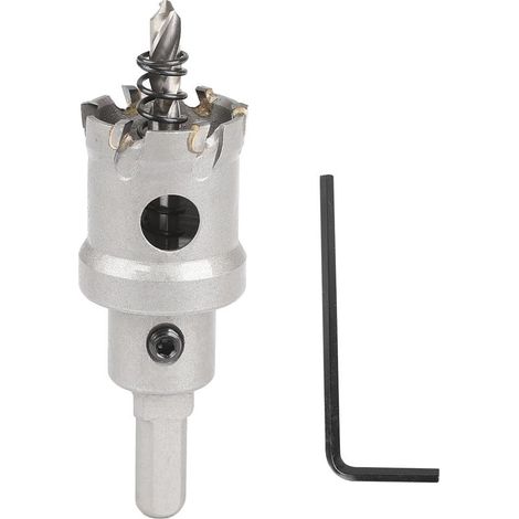 CYRILL – Punta da trapano per sega a tazza per metallo da 30 mm, sega a tazza in carburo TCT, taglierina a tazza in carburo di tungsteno, taglierina a tazza industriale per acciaio inossidabile, metal (1/5)