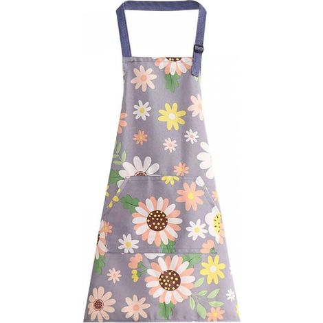 Adjustable Kitchen Apron Bib Funny Apron Long Ties with Personalized Cooking Baking Gardening Painting for BBQ Gift Women Men (1/5)