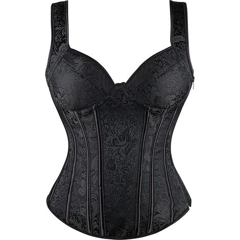 Corset Surbust - Armature Métallique - Fermeture Avant Crochet Et Lacet Arrière - Pour Modelage De La Taille - 1 Pièce (1/5)