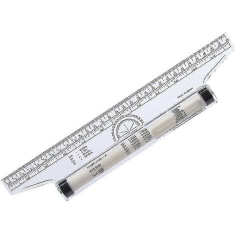 Règle parallèle à rouleau de 30 cm, règle parallèle professionnelle à rouleau, règle de dessin multifonctionnelle, rapporteur, compas pour lignes parallèles verticales, géométrie (1/5)