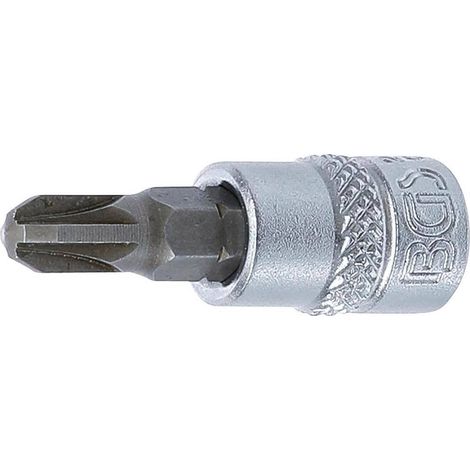 Douille à Embouts 6,3 mm (1/4) Cruciforme PZ3 Précision et Robustesse, Acier, Pro - D-Work