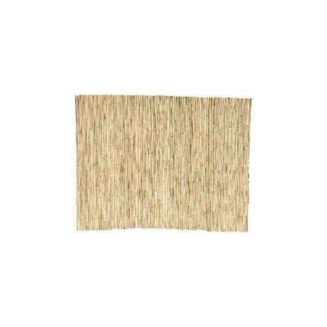 Arella ombreggiante da esterno con filo metallico 1,50x3h mt in bamboo