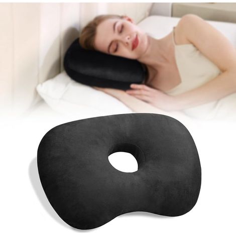 Almohada para piercings - Almohada para orejas - Almohada tipo donut con agujero - Almohada para dormir de lado - Almohada anular - Almohada ortopédica - Tapones para los oídos para dormir - Almohada  (1/5)