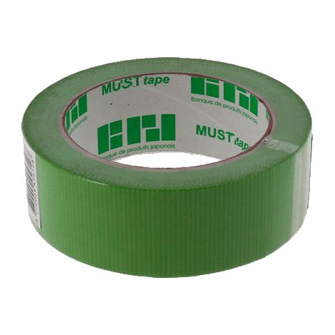 Ruban adhésif MUST tape vert Rouleau 25 m x 3,6 cm