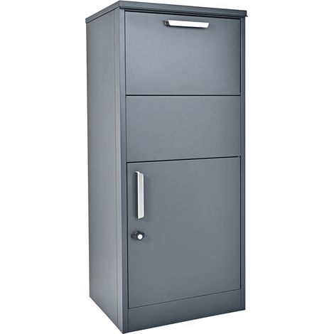 Westmann boîte à paquets en acier Pepe  Anthracite  50x39x114 (1/5)