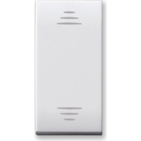 Invertitore tasto illuminabile ave domus s44 1 modulo 16a bianco - 441004 (1/2)