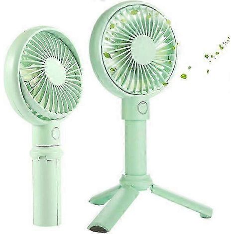 Mini ventilateur portatif, petit et facile à transporter pour une utilisation dans de nombreuses situations, 5 pales souples et silencieux (1/5)